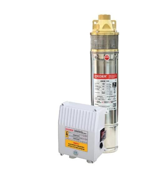 Скважинный вихревой насос KOER 4SKM-200 с пультом (KP2793)