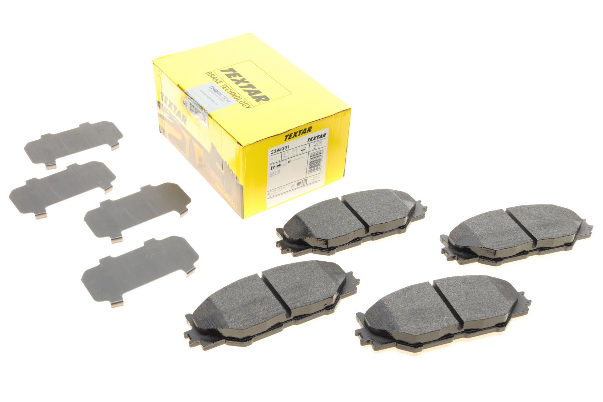 Колодки тормозные передние TEXTAR Lexus IS 05- Advics (2398301 TEXTAR)