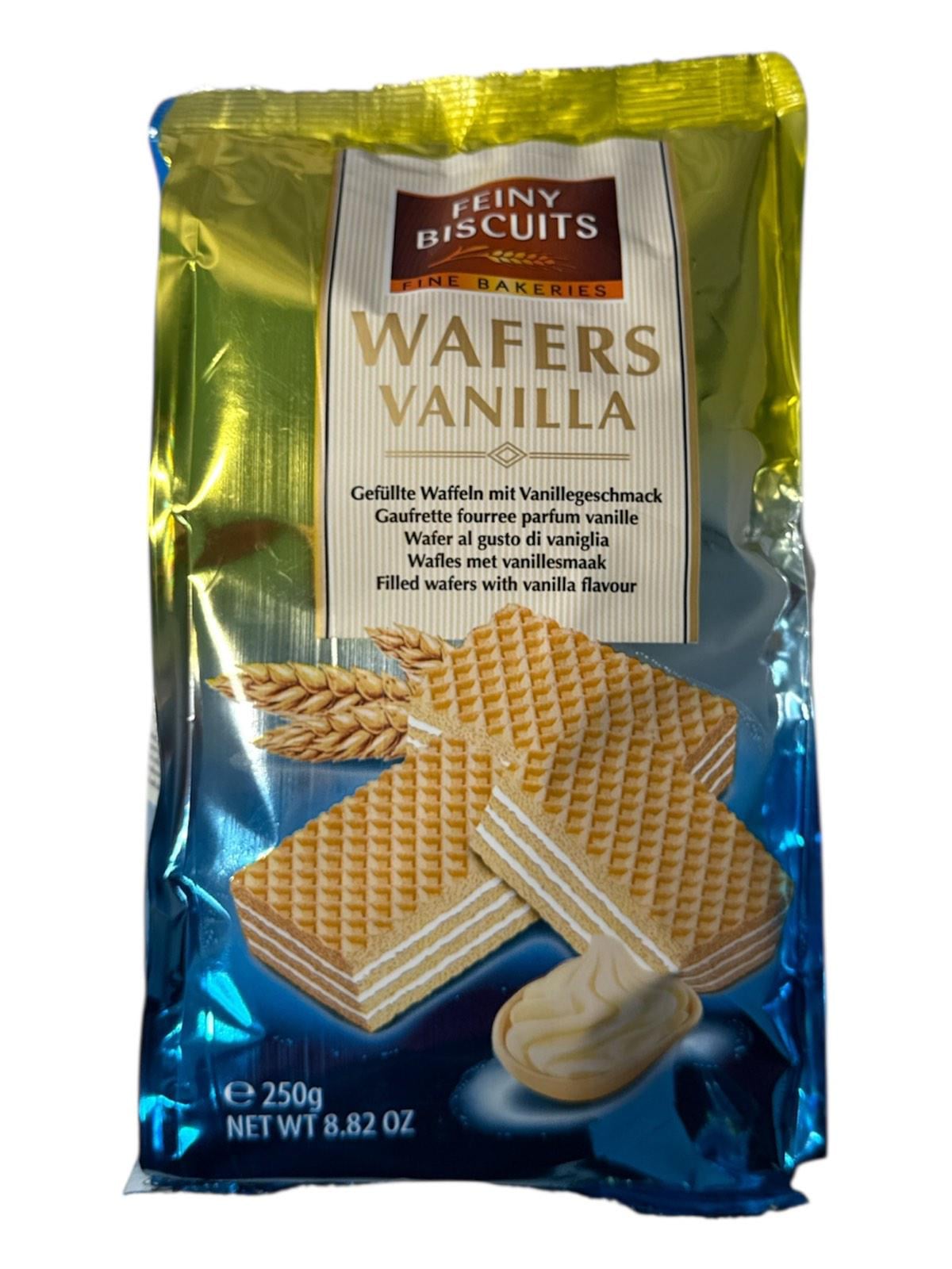 Вафли Feiny Biscuits с ванильной начинкой 250 г (61004) Вафли Feiny Biscuits с ванильной начинкой 250 г (61004)