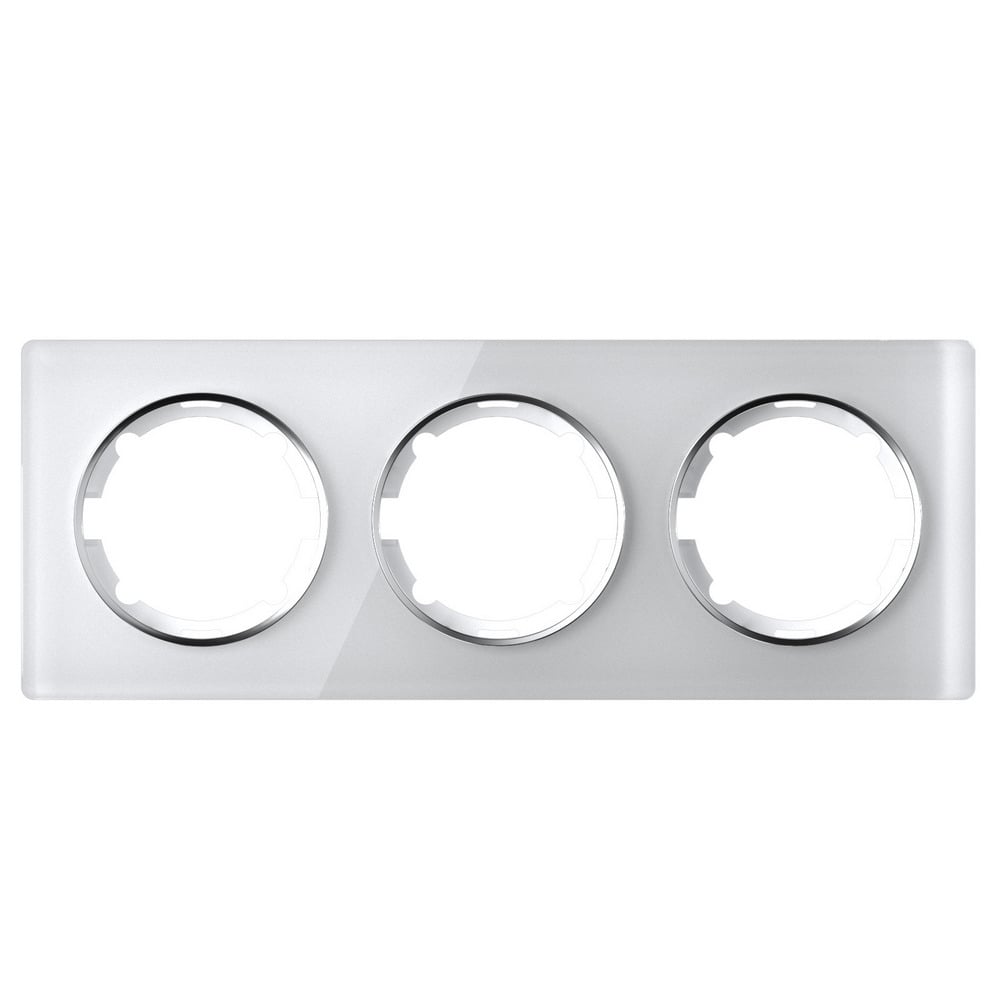 Рамка тройная OneKeyElectro Garda Белый (2E52301300)