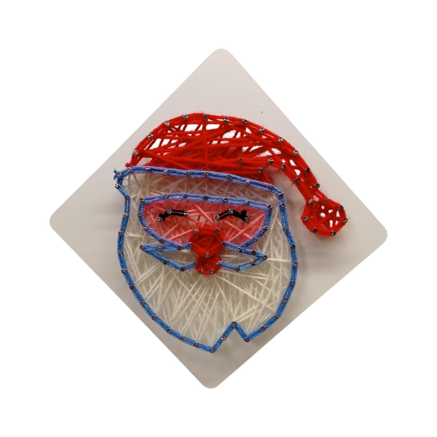 Творчий набір стрінг-арт "Санта" 150х150 мм (30686736)