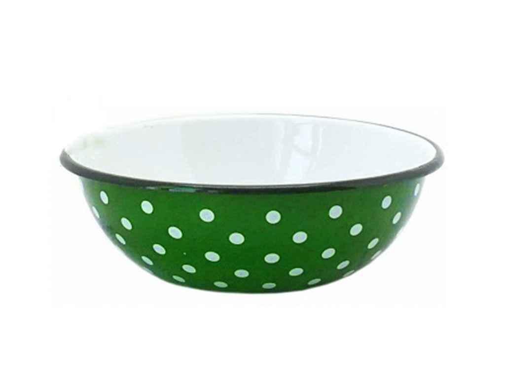 Миска Idilia Полька 600 мл Зелений (I0305)