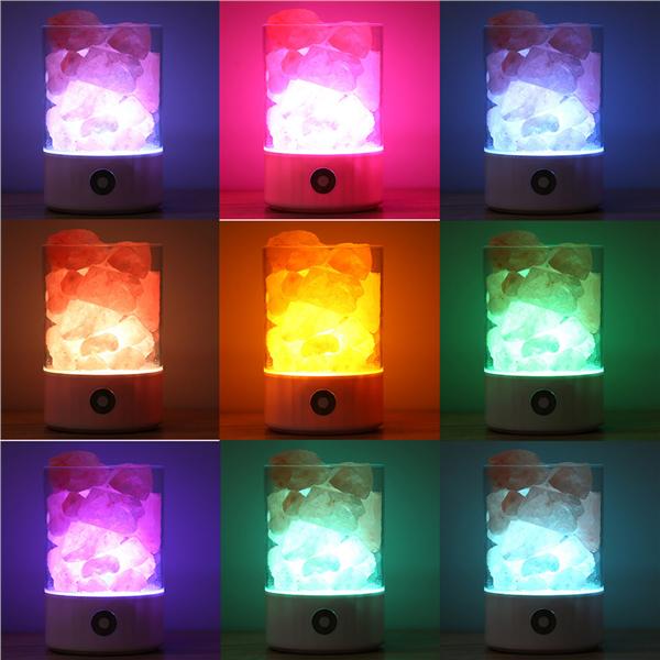 Соляна лампа Doctor-101 Arish 2в1 з нічником і різнобарвним світлодіодним підсвічуванням (WT-M2) - фото 3
