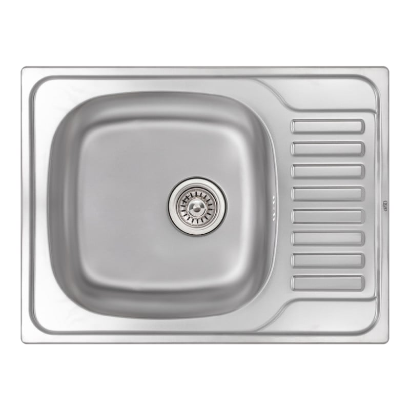 Мойка кухонная Q-tap 6550 Micro Decor 0,8 мм (QT6550MICDEC08)