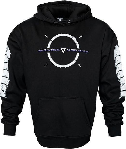 Худи мужское с принтом Pin-000-3034 L Черный (2702804788) - фото 2