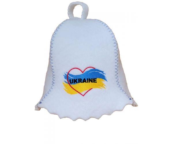Шапка для бани и сауны Ukraine (122295)