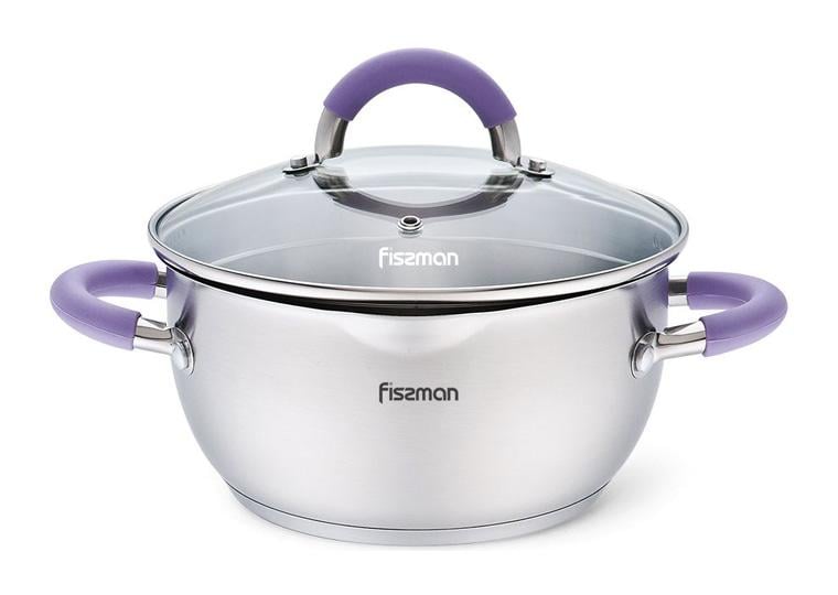 Каструля Fissman Annette з кришкою-друшляком 2,5 л