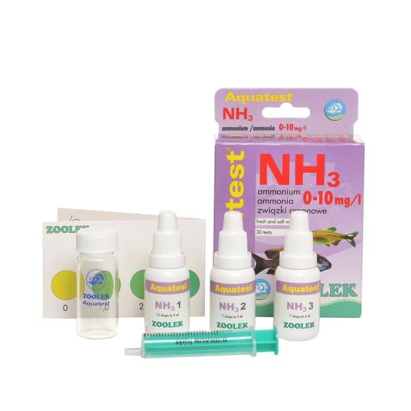 Тест Zoolek Aquatest NH3 на аммоний/аммиак (ZL1050)