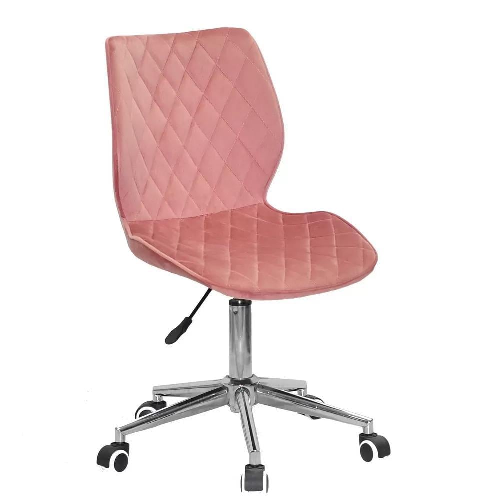 Стул Leonard MODERN OFFICE CHROME N бархат Терракотовый (698576)