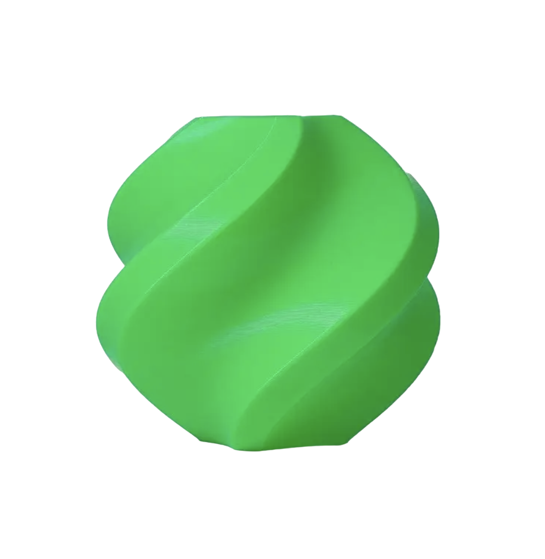 Пластик для 3D-принтера Bambulab PLA Basic без катушки Green (10501_SF)