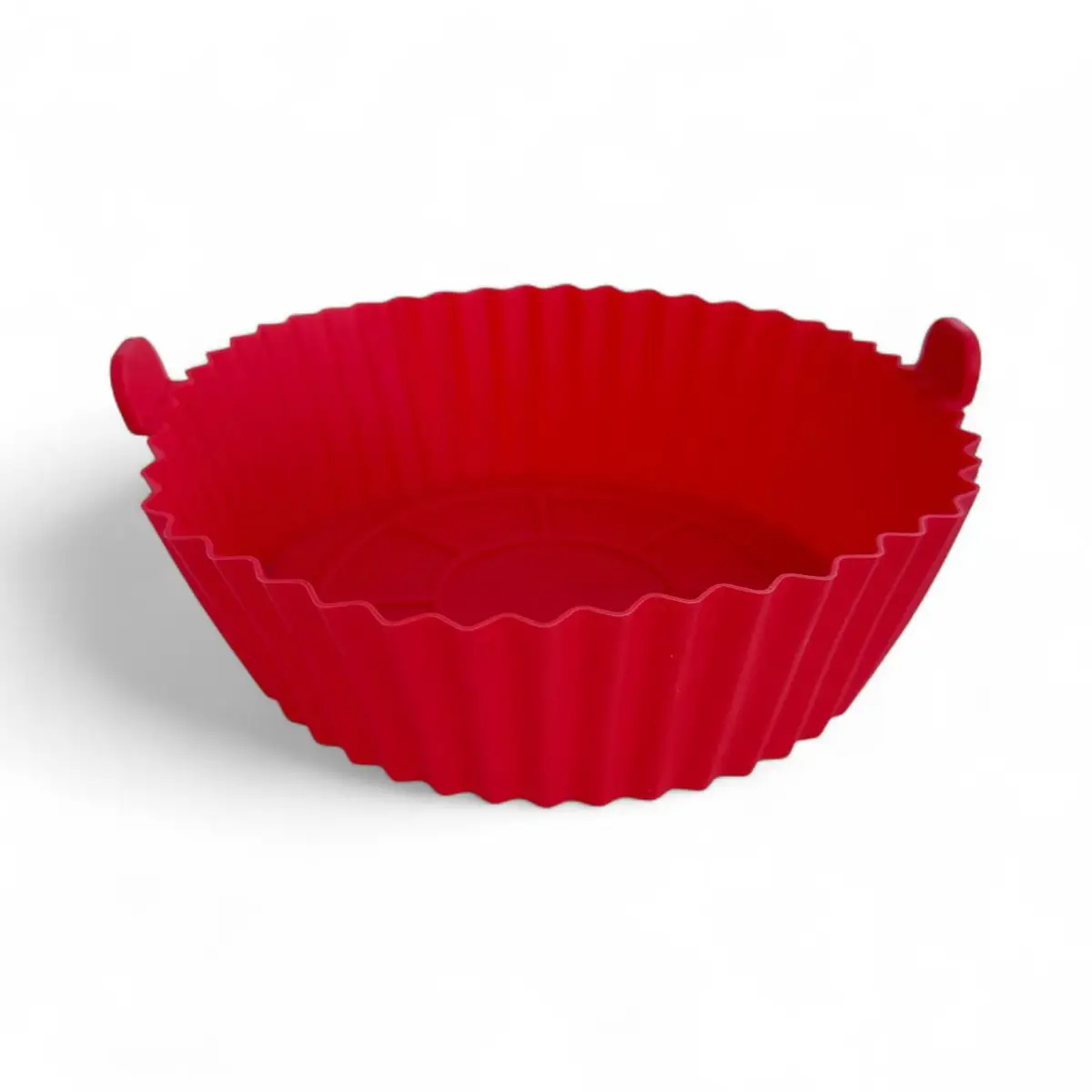 Форма в аерогриль кругла силіконова 19286 20х20х5 см Червоний (8-6-5145484)