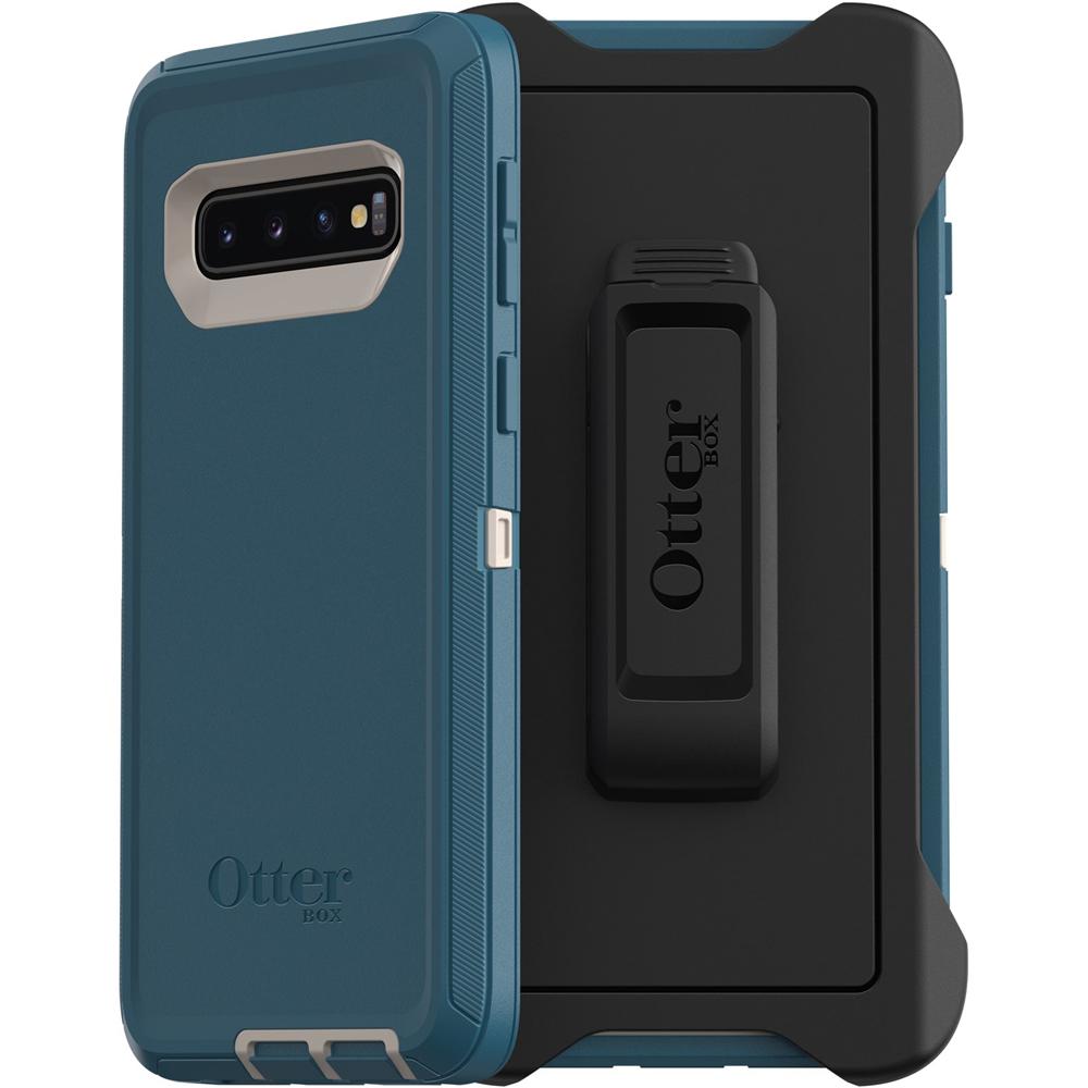 Чехол противоударный с клипсой подставкой OtterBox Defender Series для Samsung Galaxy S10 Plus (6.4") Big Sur Чехол противоударный с клипсой подставкой OtterBox Defender Series для Samsung Galaxy S10 Plus (6.4") Big Sur