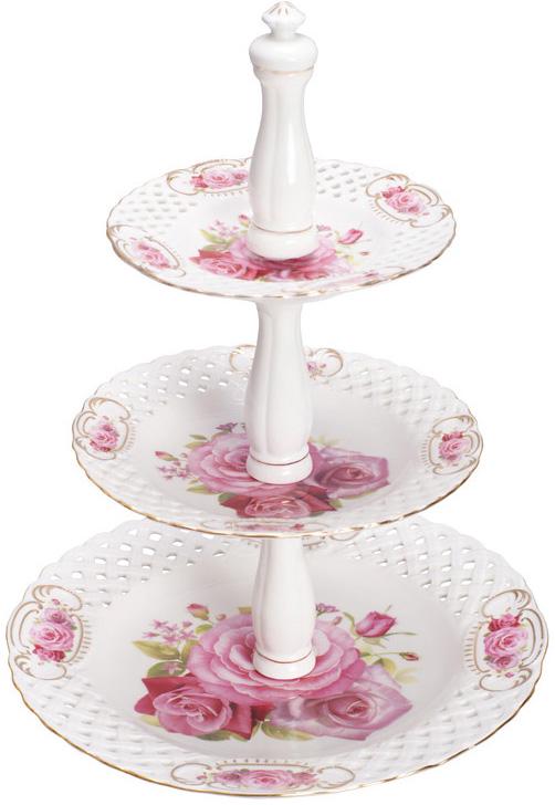 Фуршетная стойка Букет роз-173 3 яруса 15х19х27 см (BD-222-173) - фото 1 Фуршетная стойка Букет роз-173 3 яруса 15х19х27 см (BD-222-173) - фото 1