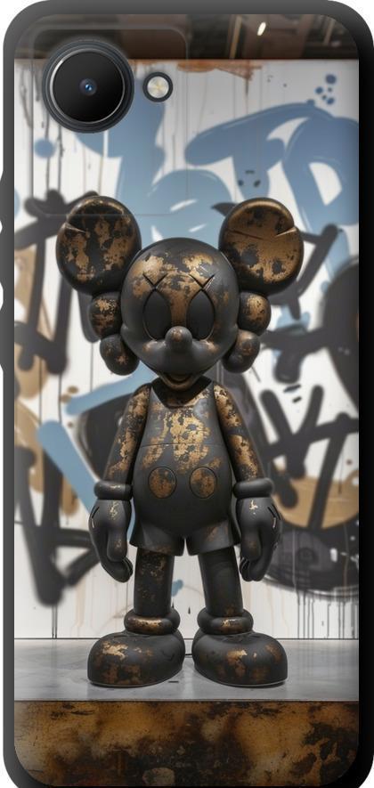Чехол на Realme C30 Bronze kaws v2 (6098b-2700-42517)