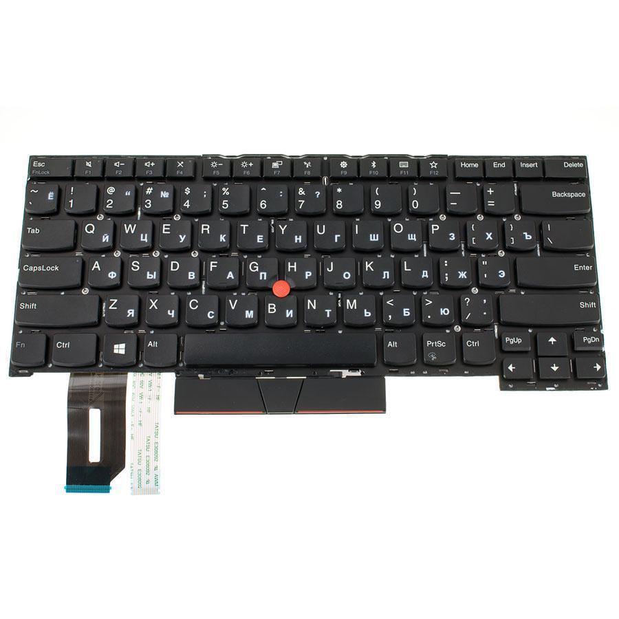 Клавиатура для ноутбука Lenovo ThinkPad T490s/T495s Black (183049)