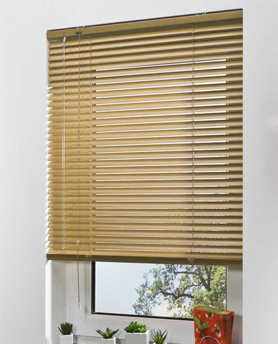 Жалюзі горизонтальні алюмінієві 80х170 см Золотий металік Жалюзі горизонтальні алюмінієві 80х170 см Золотий металік