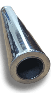 Труба термо Вент Устрій ф300/360 нержавеющая сталь AiSi 201 0,5 мм 1 м (36)