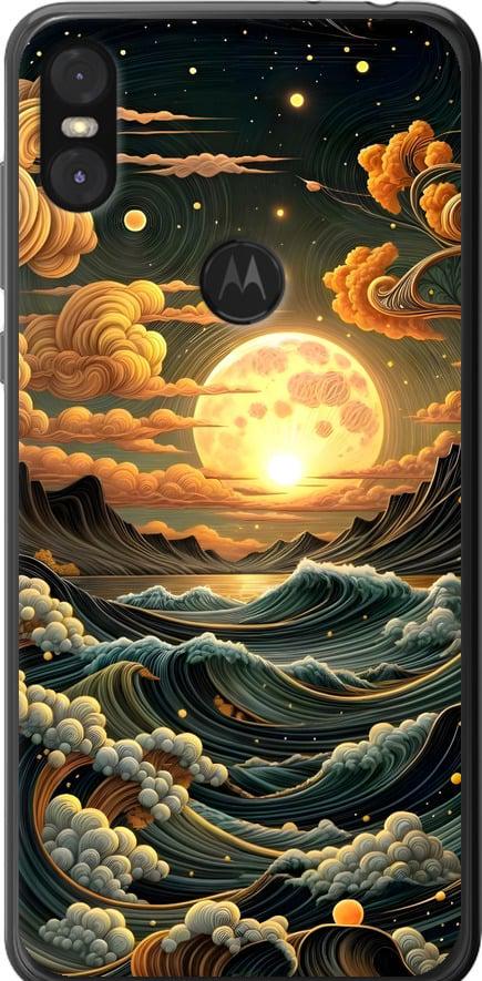 Чохол на Motorola One Арт хвилі (6332u-1589-42517)