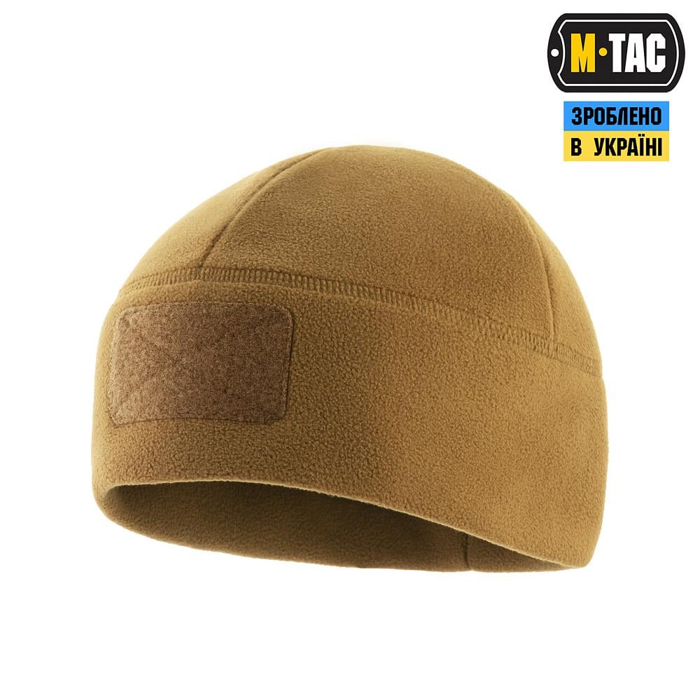 Шапка флісова M-Tac Watch Cap Elite з Velcro S Койот (5926870) - фото 2