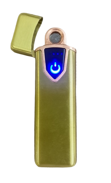 Запальничка спіральна USB LXH-1 USB зарядка Золотистий (2413)