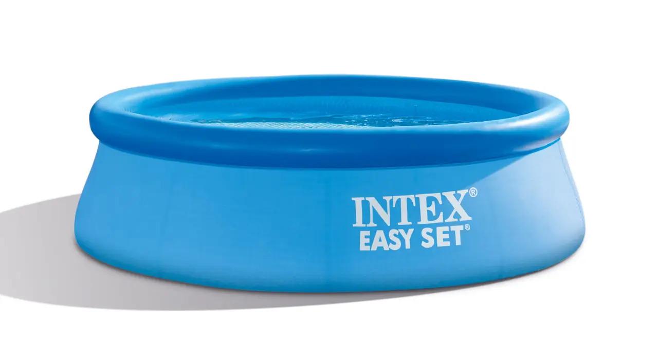 Детский бассейн Intex с надувным кольцом 244х61 см 1942 л - фото 1