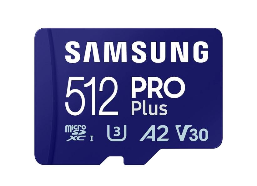 Карта памяти Samsung 512 GB PRO Plus 2023 microSDXC UHS-I U3 V30 A2 + картридер (MB-MD512SB) - фото 2