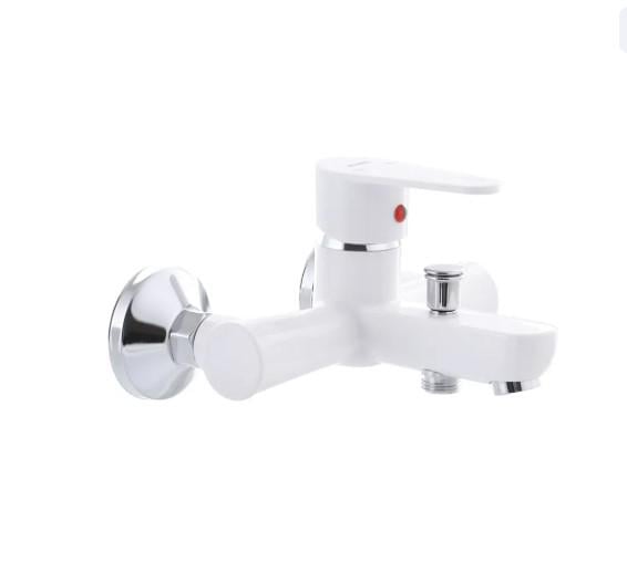 Смеситель для ванны PLAMIX Vega-009 Белый (PM0573)