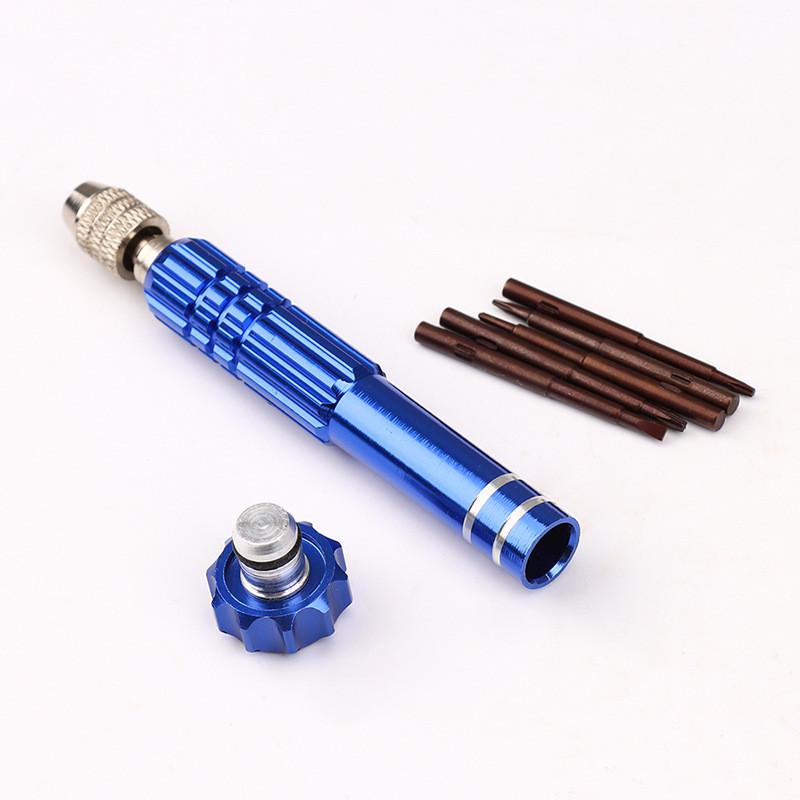 Викрутка прецизійна цангова 5 намагнічених змінних жал Blue (137757) - фото 5 Викрутка прецизійна цангова 5 намагнічених змінних жал Blue (137757) - фото 5