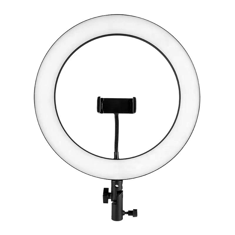 Світлодіодне селфі кільце з тримачем для телефону Selfie Ring Light LL666 26 см 3 режими (KTL666210)