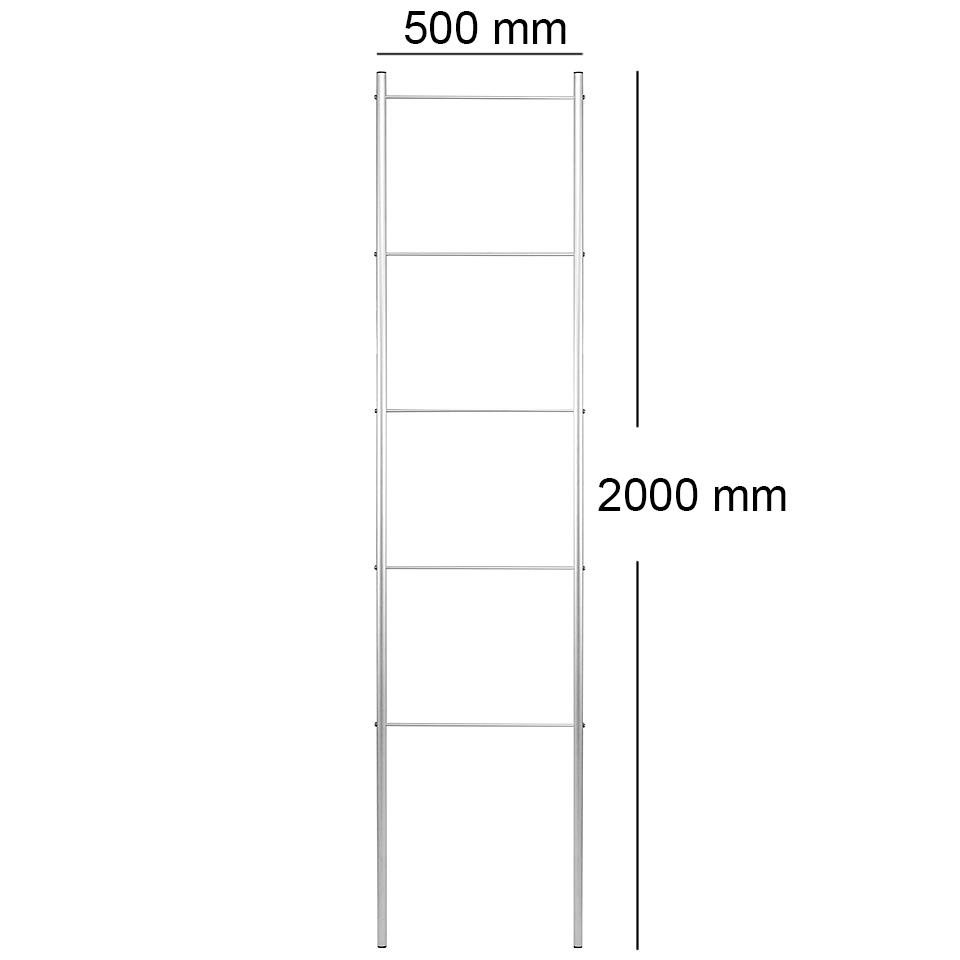 Опора для рослин шпалера садова 2000х500 мм d 16 мм/d 8 мм (ШС-D16/D8-2000х500) - фото 2