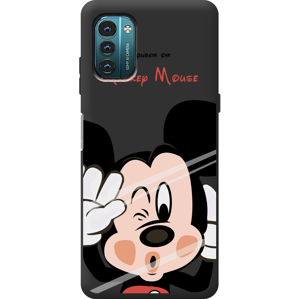 Чехол BoxFace Nokia G21 Mister M Черный силикон (44288-cc58-44291)