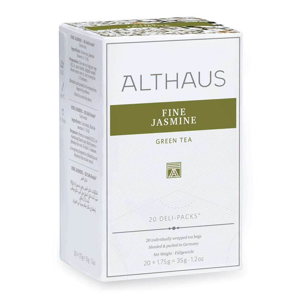 Чай зелений із жасмином пакетований Althaus Fine Jasmine Deli Packs 20 пакетиків по 1,75 г - фото 2