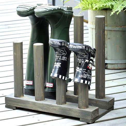 Полка для рабочей обуви из дерева Тангуин Морион (РОБ-001711)