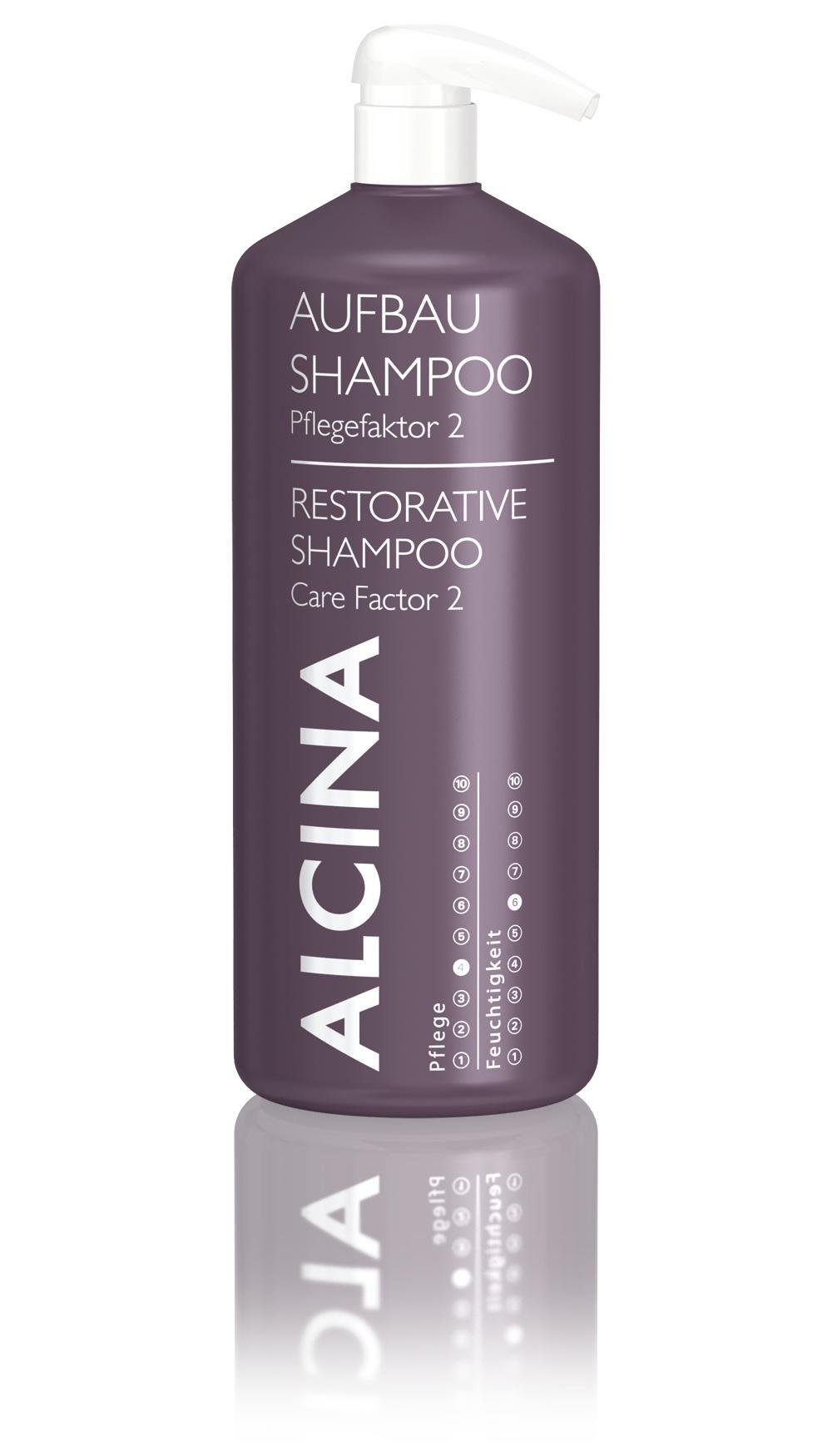 Шампунь ALCINA RESTORATIVE Shampoo Care Faсtor 2 востанавливающий для поврежденный волос 1,25 л (10543)