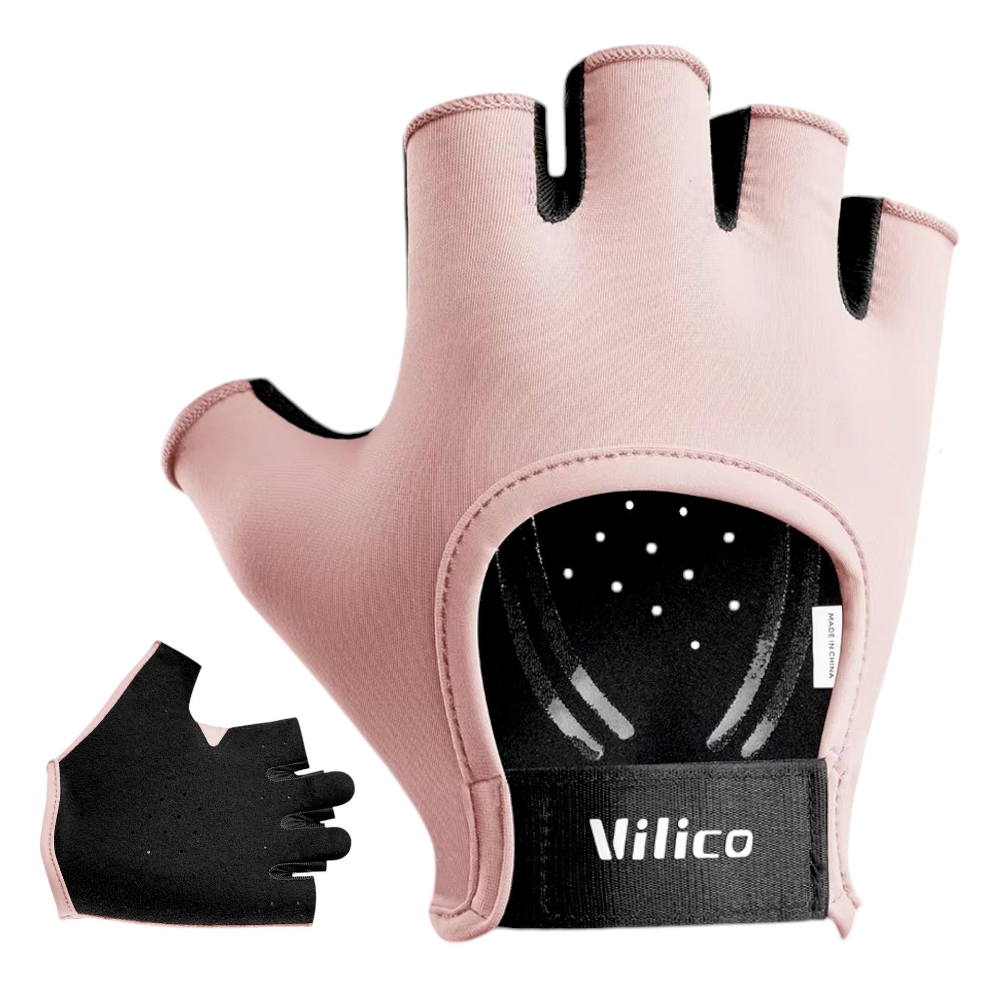 Велоперчатки Vilico унисекс Розовый (66_7_S_3) Велоперчатки Vilico унисекс Розовый (66_7_S_3)