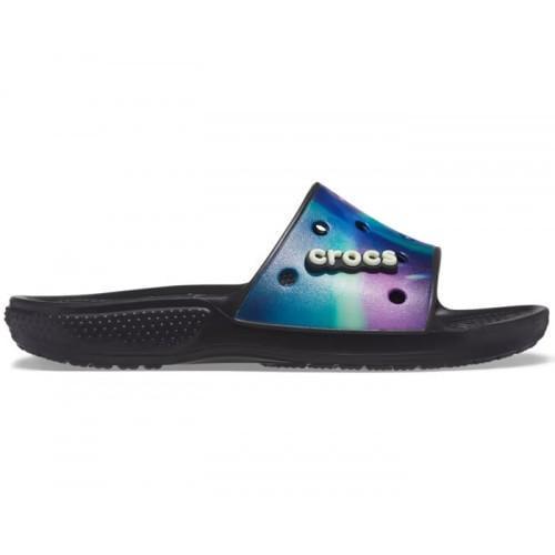Шльопанці чоловічі утеплені Crocs Classic Slide Out of This World р. 42-43 Чорний (8555) - фото 6