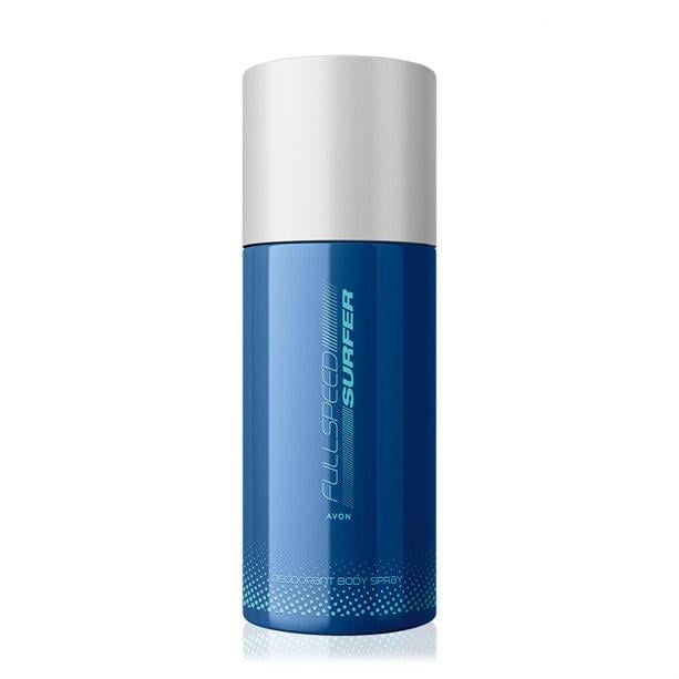 Дезодорант спрей для тела мужской парфюмированный Avon Full Speed Surfer 150 мл (AV1495599