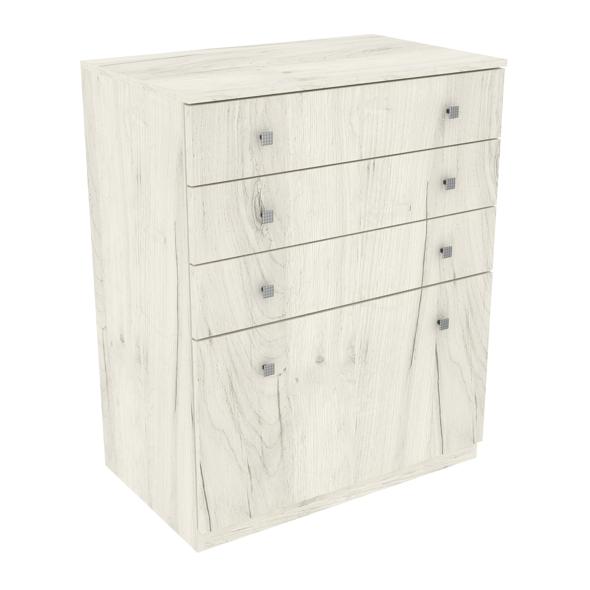 Комод F-1 800х500х1000 мм Дуб Крафт білий (18206795)