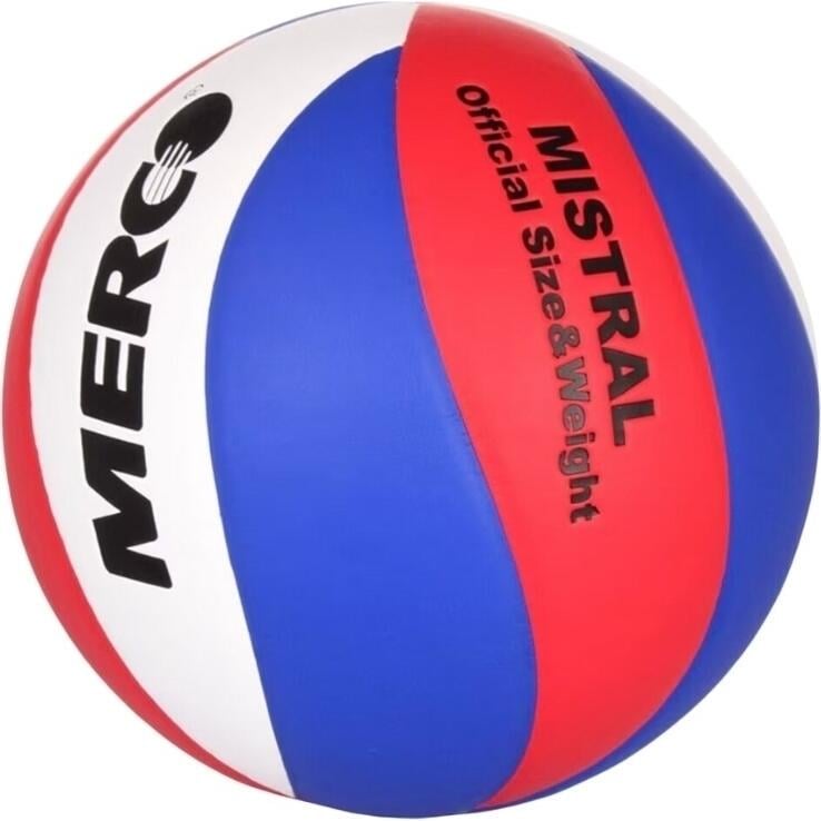 Волейбольный мяч Merco MISTRAL ID67771 р. 5 Красно-бело-синий (52255)