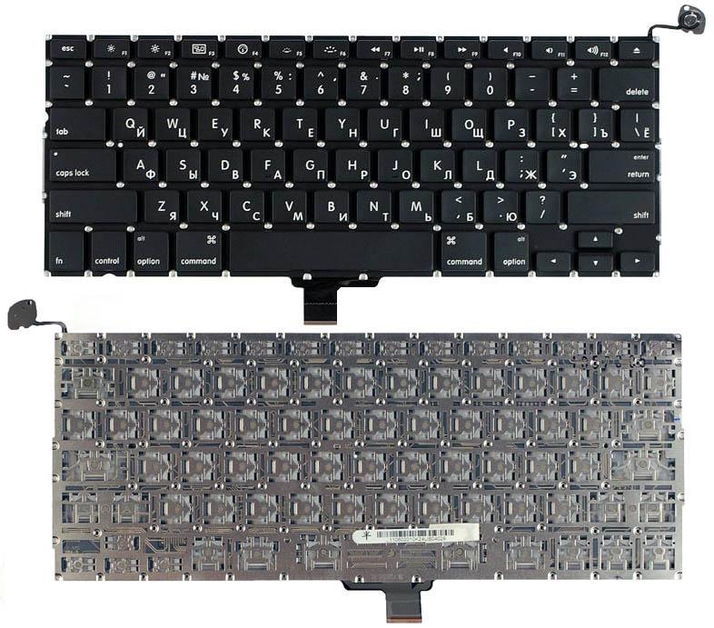 Клавиатура для ноутбука Apple MacBook Pro A1278 горизонтальный Enter Black