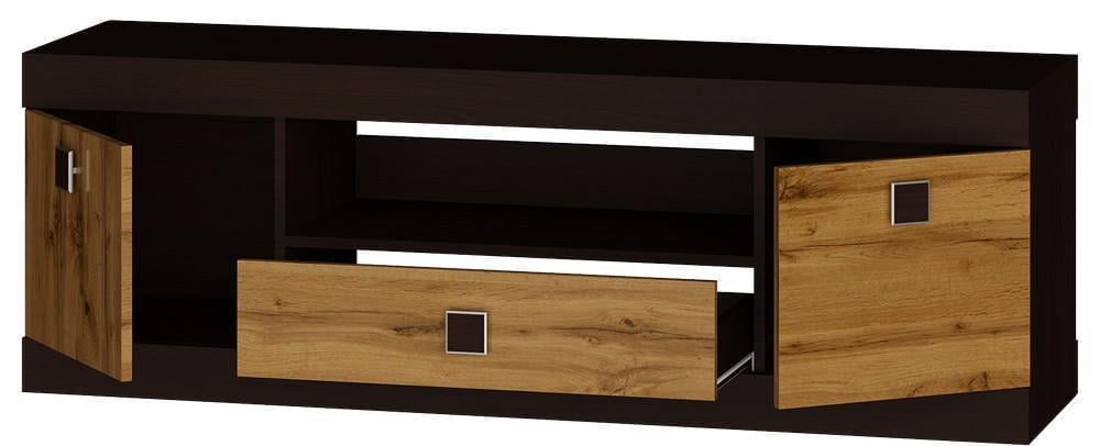 Тумба под телевизор Еверест Соната 1500 Венге/Крафт Золотой (117371)