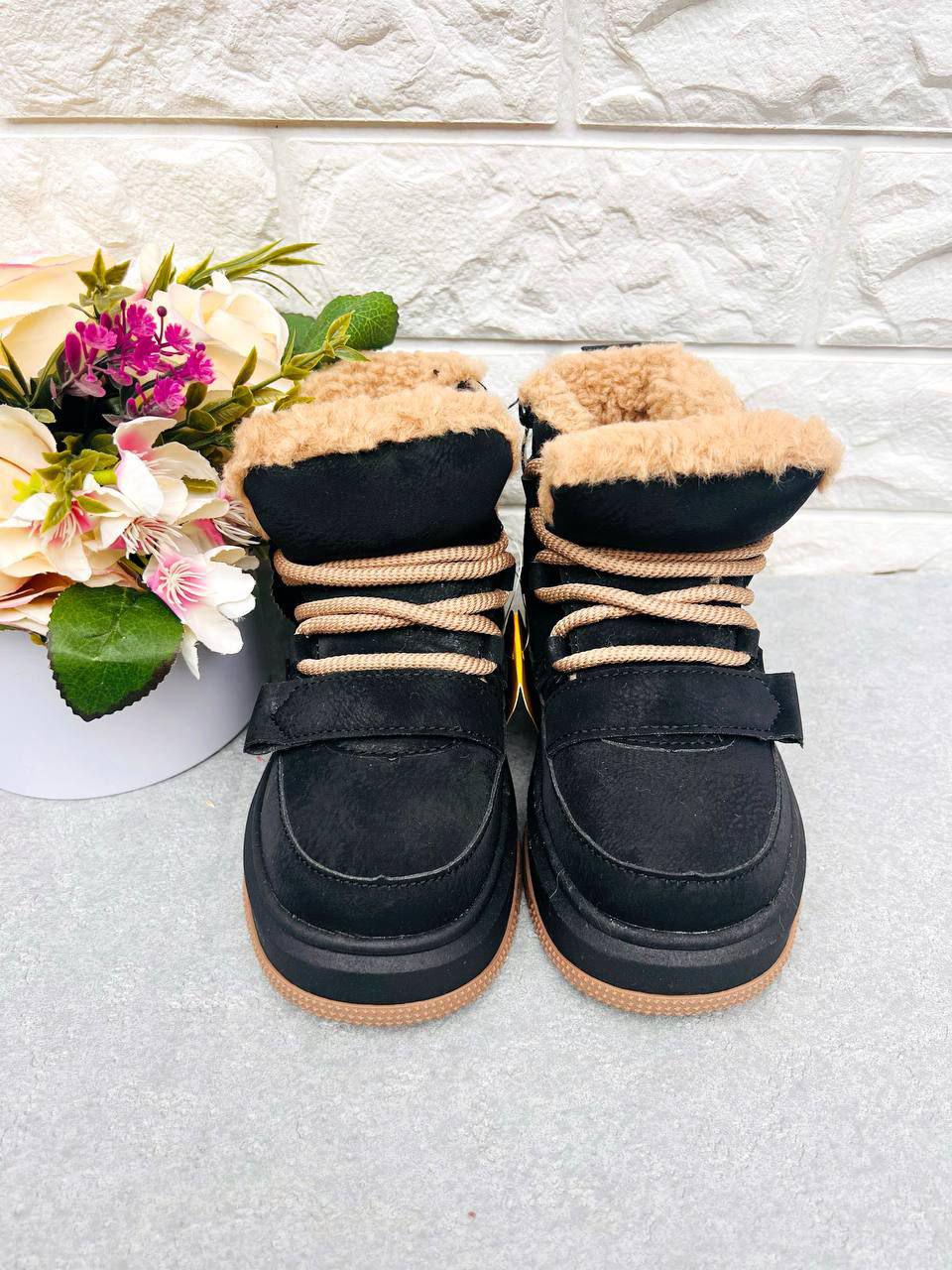 Чоботи для дівчинки зимові Clibee 1939 р. 28 18,3 см Чорний (1939-1) - фото 2