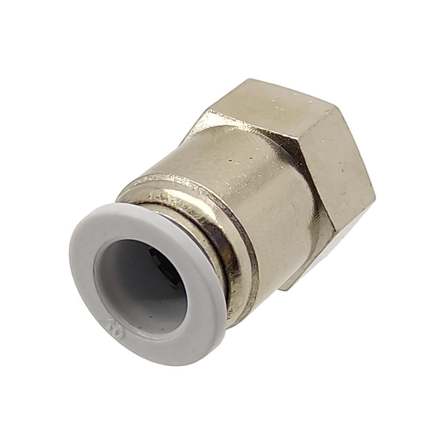 Прямой пневматический цанговый фитинг с внутренней резьбой TP XPCF10-G01