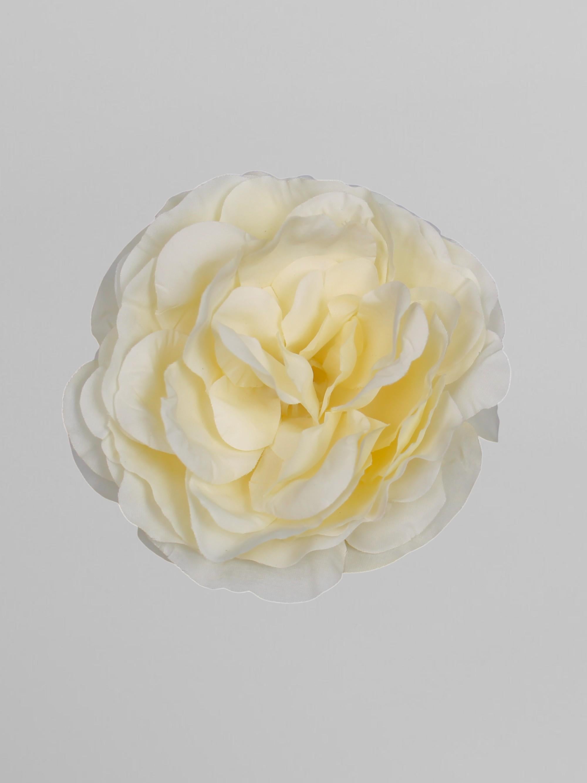 Декоративная головка пиона 10 см Айвори (К05068)