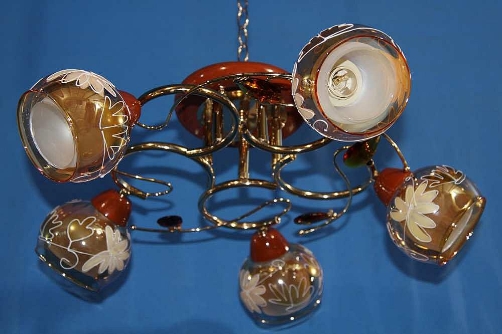 Люстра с плафонами Ray 1111/5 FGD (IR005773)