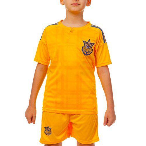 Футбольная форма детская CO-3900-UKR-16 S Желтый (57429249)