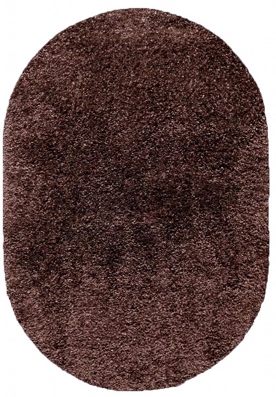 Ковер с высоким ворсом Himalaya A703A овальный 100x200 см Brown (29051020)