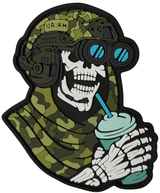 Патч Смертельный Чил Голубой (PATCH-0256)