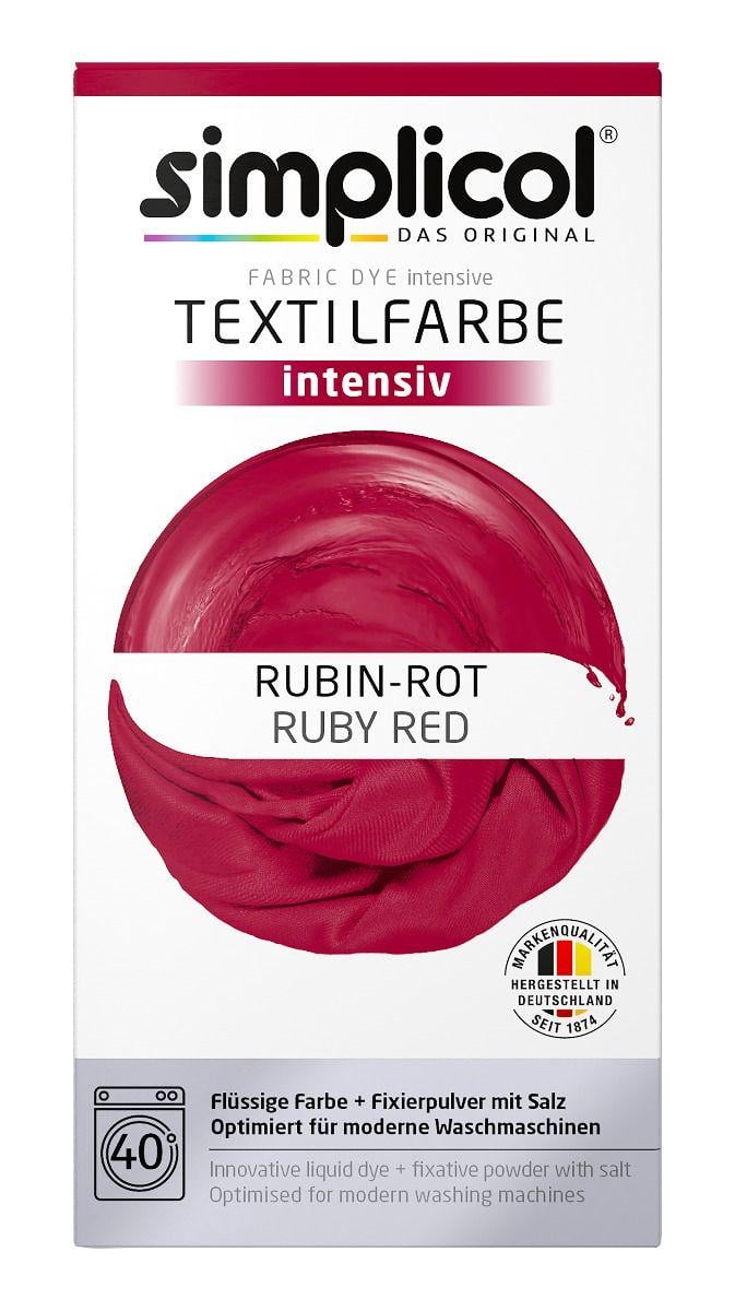 Фарба для одягу Simplicol Intensiv Ruby Red (1804)