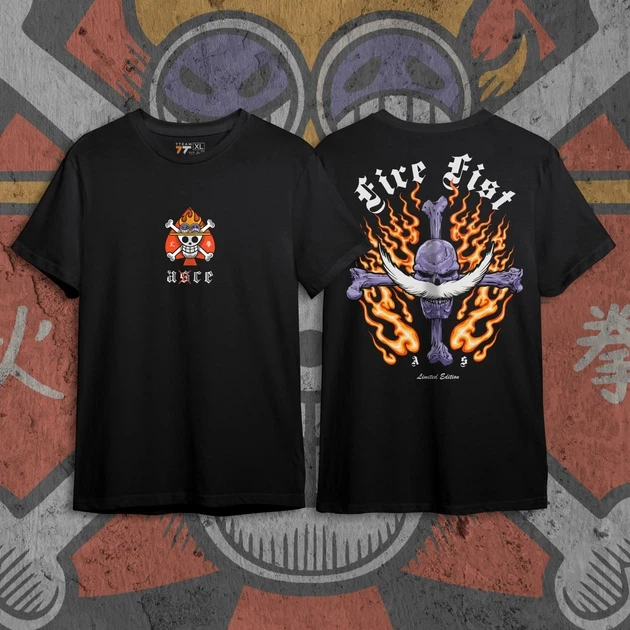 Футболка для мальчика с принтом Ван Пис Fire Fist Red Edition 160 см (Anime11051)